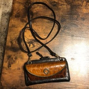 DV Wallet crossbody with built in glasses case